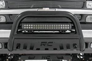 LED Light Bar - Rough Country - Dual Row - Black